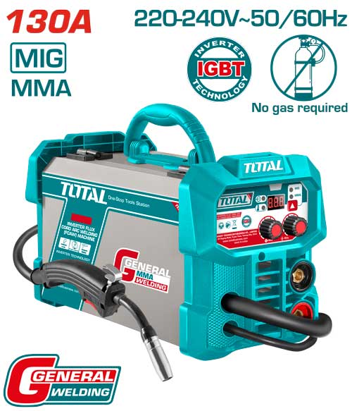130A MIG مكنة تلحيم بدون غاز