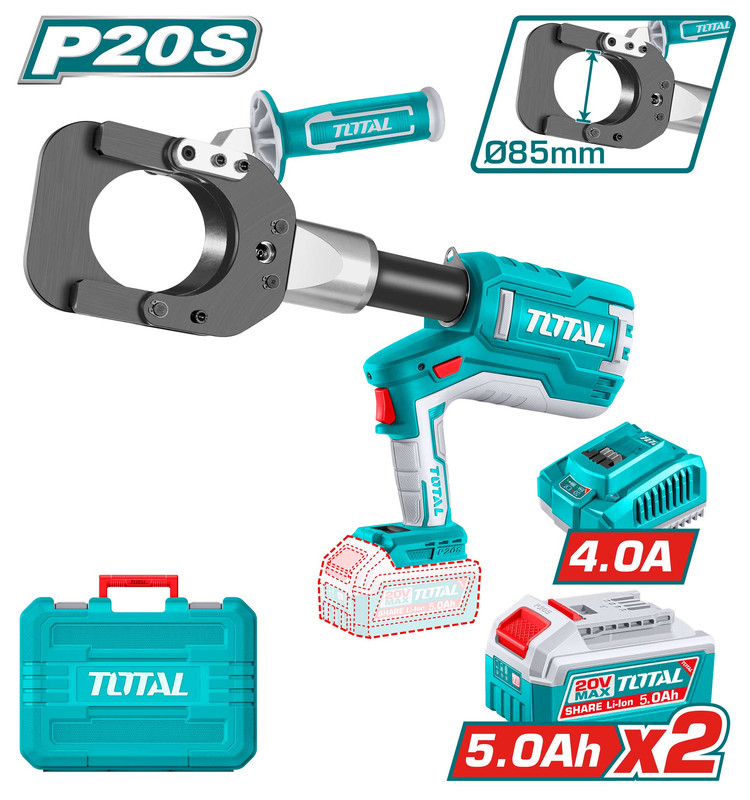 20VX2B مقص كابلات هيدروليك عالبطارية