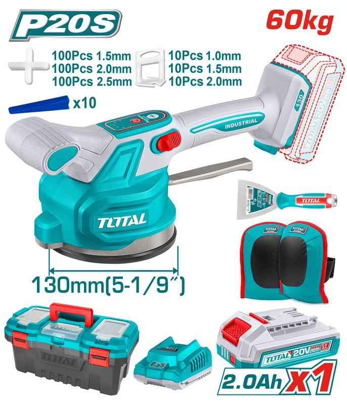 20VX1B مجموعة رجراج بلاط مع شنطة