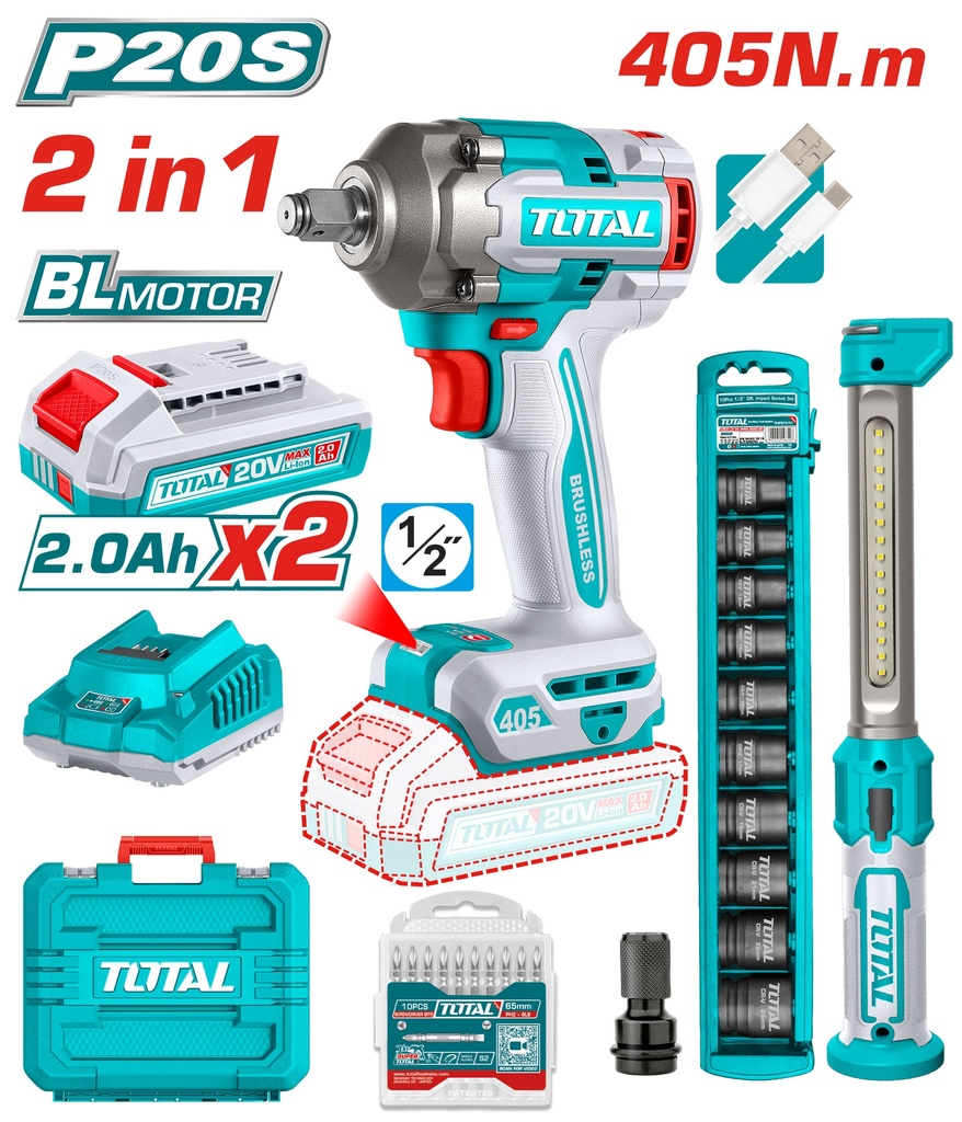 Cordless 2 pcs combo kit