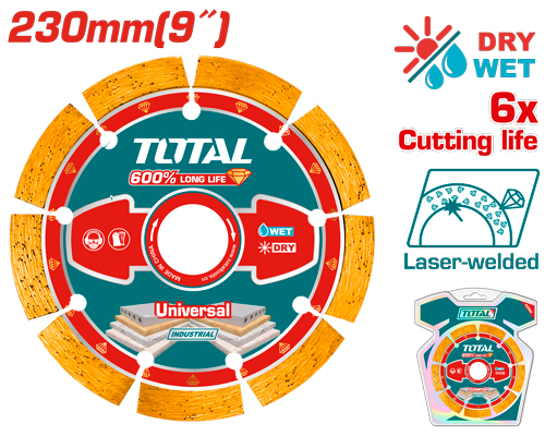 9" ديسك الماس مفتوح صناعي