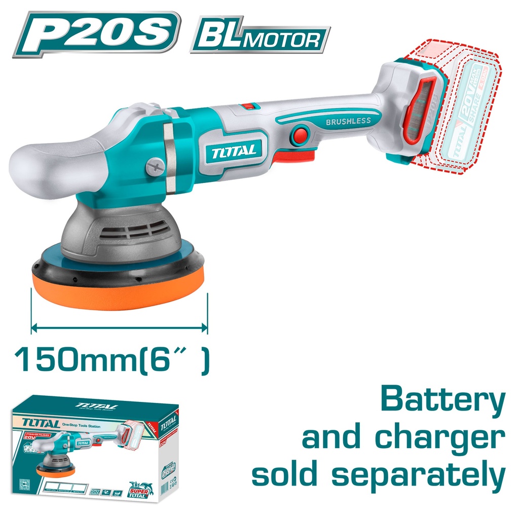 20VX6" (2000-4500rpm) (Tool Only) صاروخ بولش عالبطارية