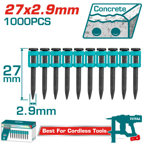 27X2.9MM مسمار بولاد لفرد البطارية(مشط)