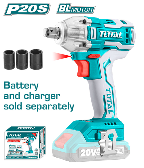 [TIWLI2001A1] 1/2'' 20V Brushless (Tool Only) فرد شد طربوش صناعي