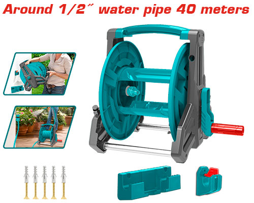 1/2"X40 M بكرة نبريش زراعي عالحائط