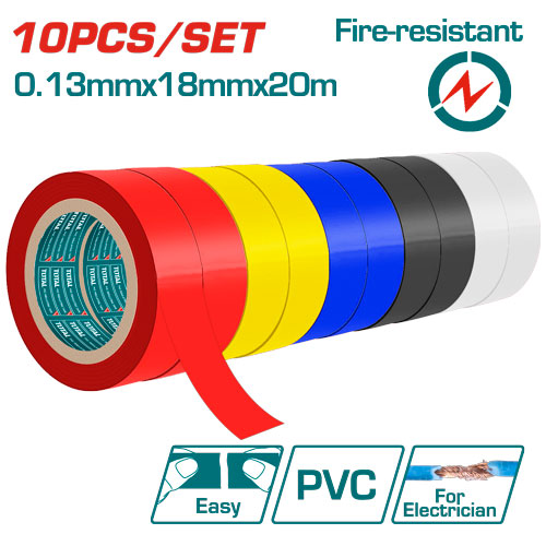 10PCS 20M X 0.13MM طقم شرتتون ملون
