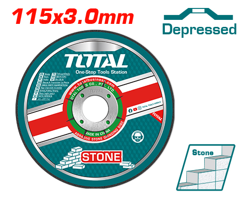 115x3x22.2mm ديسك قص حجر صغير