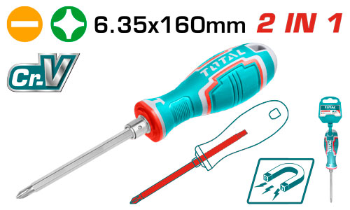 [THT250206] 2 IN 1 مفك براغي طويل