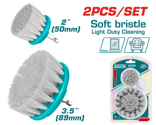 [TACS3235] 2 Pcs طقم فراشي للتنظيف على مقدح ناعم