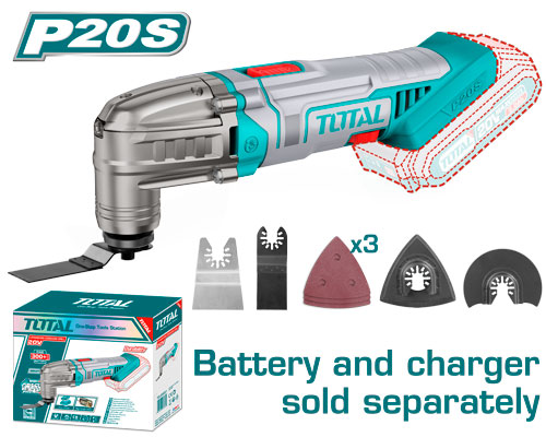 20V (اداة متعددة الوظائف عالبطارية (قشط-قص-حف