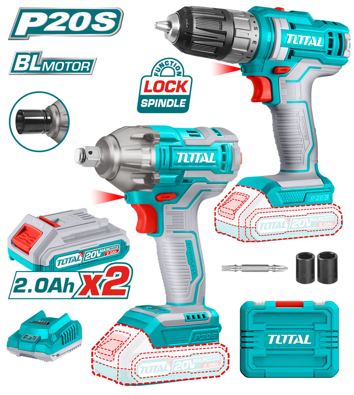 20V مجموعة مقدح بطارية+فرد شد طربوش