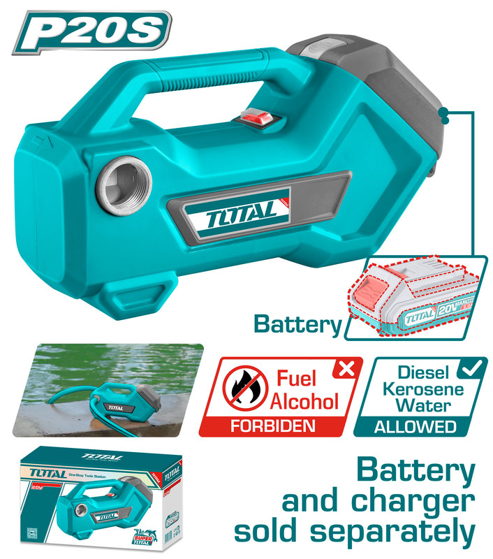 [TTPLI2001] 20V(Tool Only) طرمبة نقل مياه او مازوت عالبطارية
