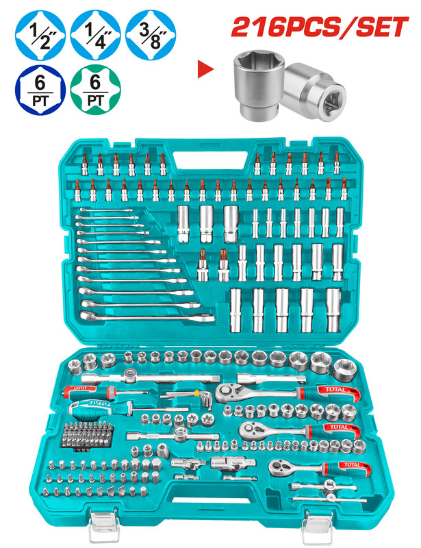 [THKTHP22166] 216 Pcs شنطة عدة
