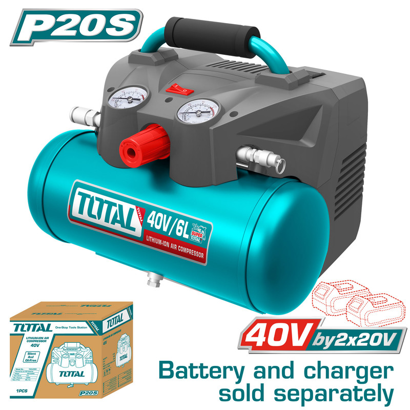 [TACLI2003] 2ْX20VX6L (Tool Only) كومبرسور هواء عالبطارية