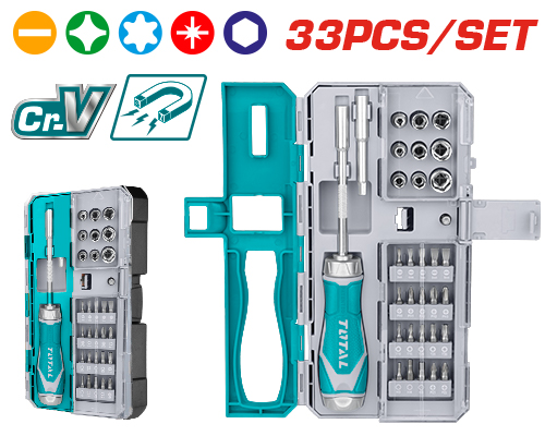 33 PCS طقم مفك طقطاق