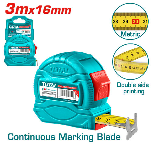 [TMT34316M] 3X16MM متر بلاستيك