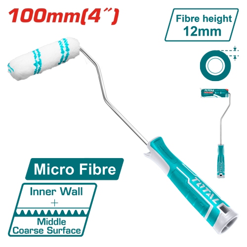 4" MicroFibre مسكة رول دهان
