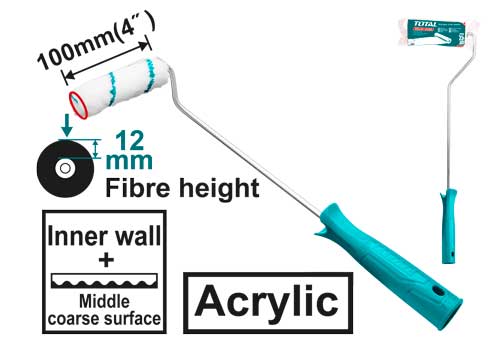 4" مسكة رول دهان صغير