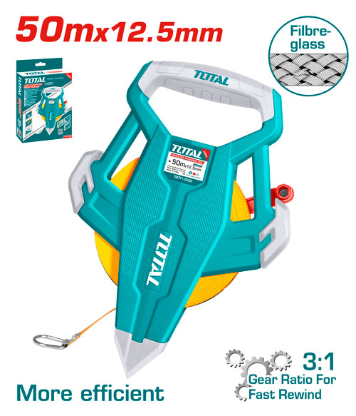 [TMTF13506] 50MX12.5MM  مازورة كيل براس فايبرغلاس