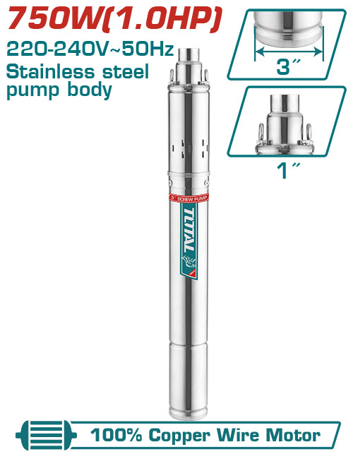 [TSWP7501] 750WX1.0HPX103M  طرمبة مياه بئر غاطسة