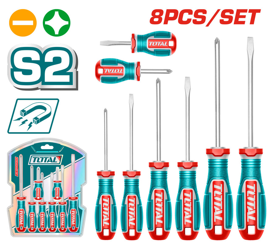 [TKSDS0826] 8 Pcs طقم مفكات براغي