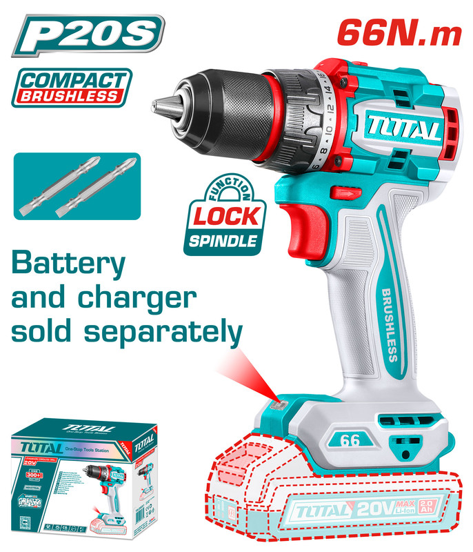 [TDLI206681] 20VX66N.m (Tool Only) Compact  مقدح بطارية صناعي
