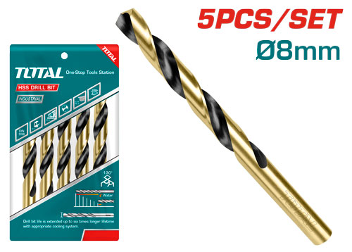 HSS drill bit 8mm ريشة حديد