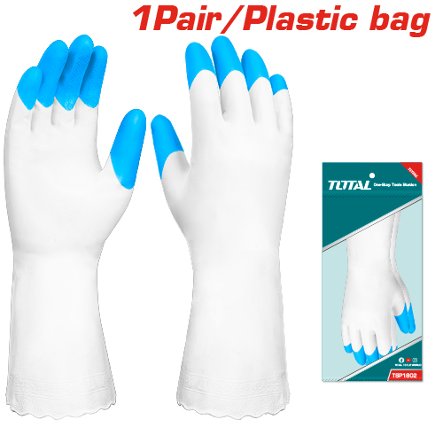 Large PVC كفوف بلاستيك للجلي