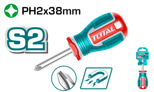 PH2*38 mm مفك براغي صليب بلبل