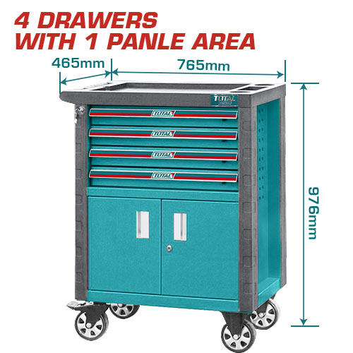 عرباية كاراج مع 4 جوارير + خزانة