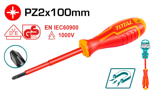 [THTISPZ2100] مفك براغي معزول PZ 2*100