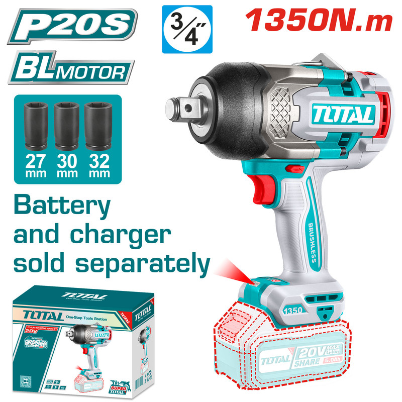 [TIWLI201351] 20VX1350N.mX3/4'' Tool Only فرد شد طربوش صناعي