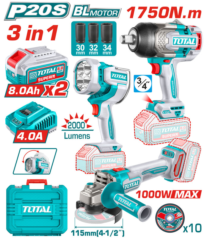[TOSLI250593] 20V 3PCS مجموعة
