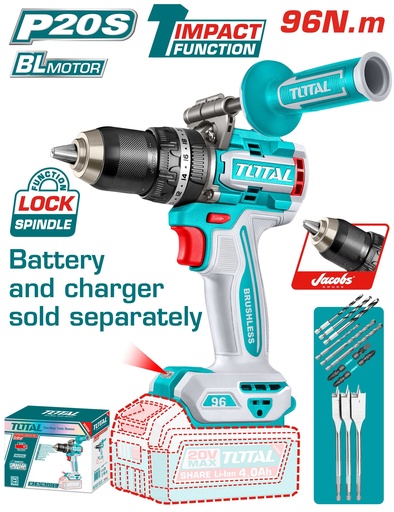 [TIDLI209685] 20VX96Nm (Tool Only) مقدح بطارية صناعي