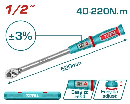 [THPTW1220N6] 1/2"X220Nm مسكة تورك