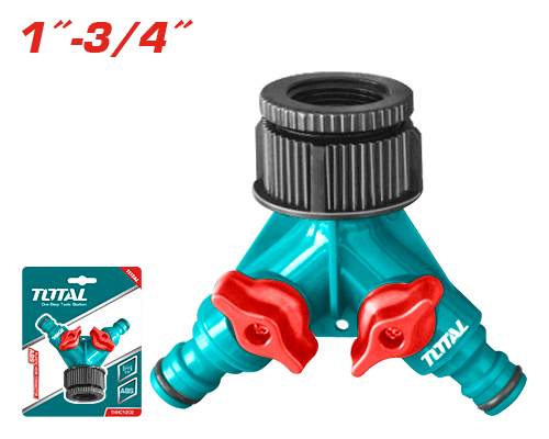 [THHC1202] 1"-3/4" وصلة نبريش مياه مع 2 مخرج+سكر