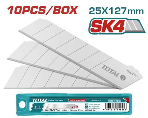 [THT5192501] 10 Pcs SK4 25X127MM طقم شفرات عريضة صناعي