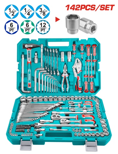 [THKTHP21426] 142 PCS شنطة عدة صناعية