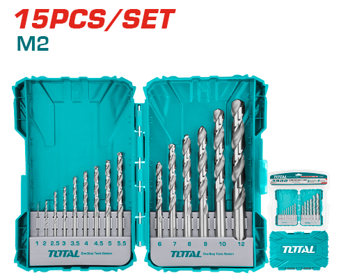 [TACSDL51502] 15PCS طقم ريش ستانلس