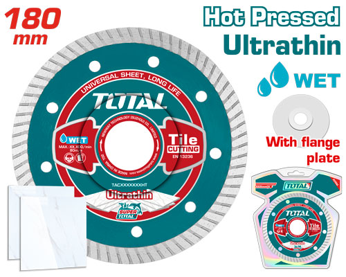 [TAC2131801HT] 180(7")x8x1.2x22mm  ديسك الماس رقيق