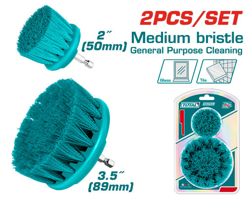 [TACM2235] 2 Pcs طقم فراشي للتنظيف على مقدح وسط