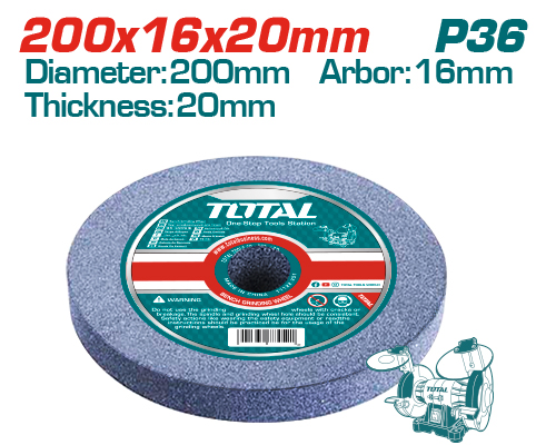 [TAC2008016] 200X16X20MM 36 حجر جلخ ثابت نمرة