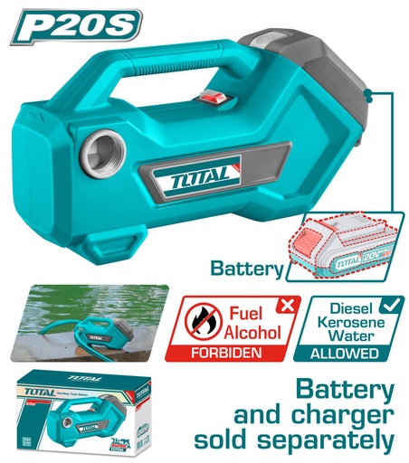 [TTPLI2001] 20V(Tool Only) طرمبة نقل مياه او مازوت عالبطارية