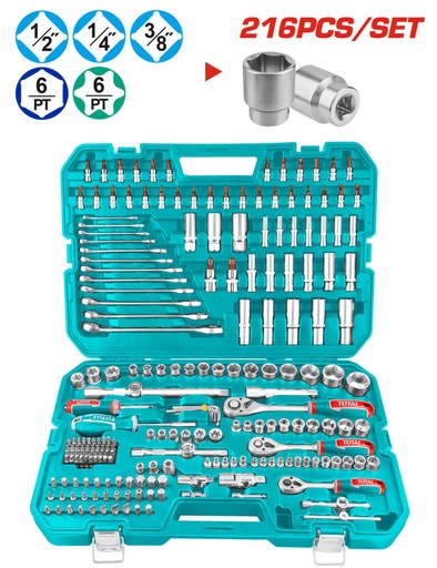 [THKTHP22166] 216 Pcs شنطة عدة