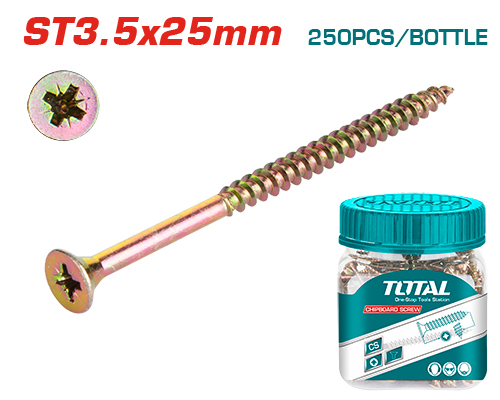 [WJBS3502511] 3.5X25mm 250pcs علبة براغي خشابي