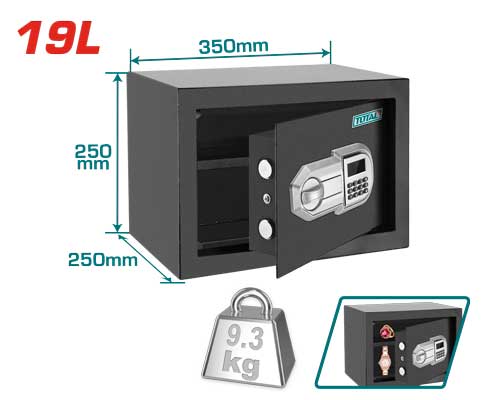 [TESF2501] 350X250X250MMX19L خزنة