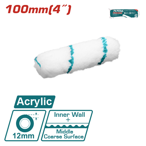 [THT85411] 4"/12MM Acrylic خرطوشة رول دهان