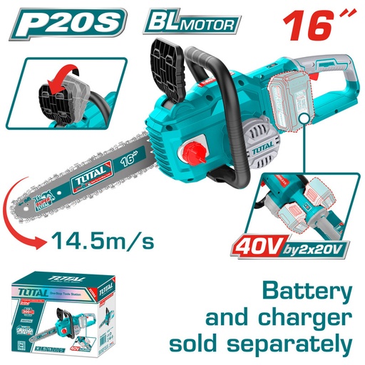 [TGSLI40168] 40VX16"(Tool Only)  BL MOTOR منشار حطب جنزير بطارية