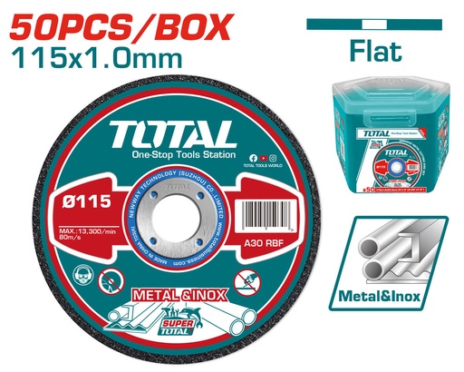 [TAC20111550] 50 PCS 1.0MM طقم ديسك قص حديد صغير