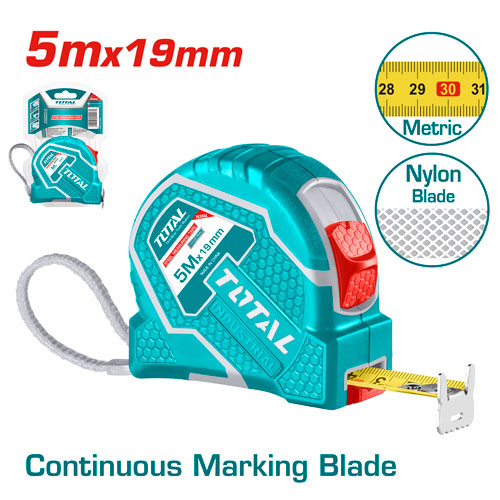 [TMT126651M] 5MX19MM متر صناعي (شفرة ملبس نيلون) مرقم جهتين